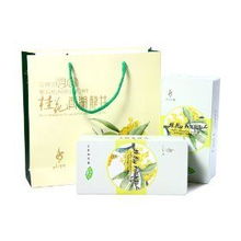 「花月黃」三花特級(jí)禮盒 品味桂花龍井的詩意與芬芳